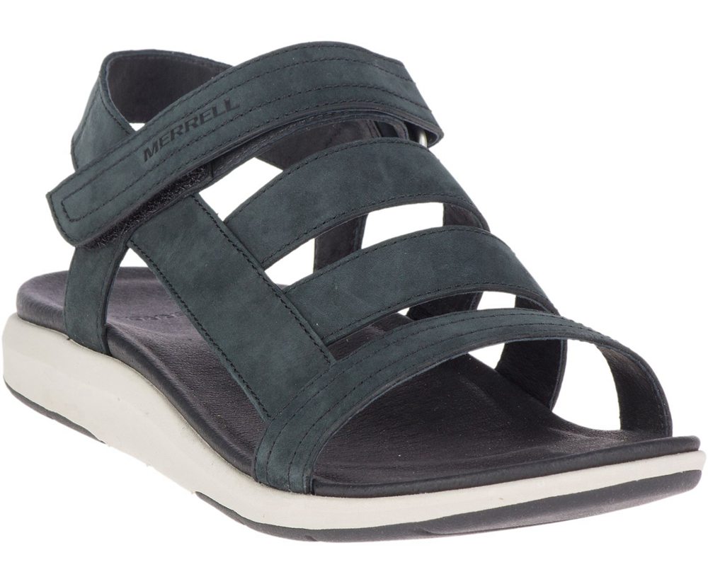 Sandálias Senhora - Merrell Kalari Lore Backstrap - Pretas - GOF713924